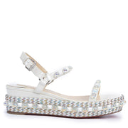 Authentic second-hand vintage Louboutin Multicolor Platform Sandals - Size 39 buy online webshop LabelLOV