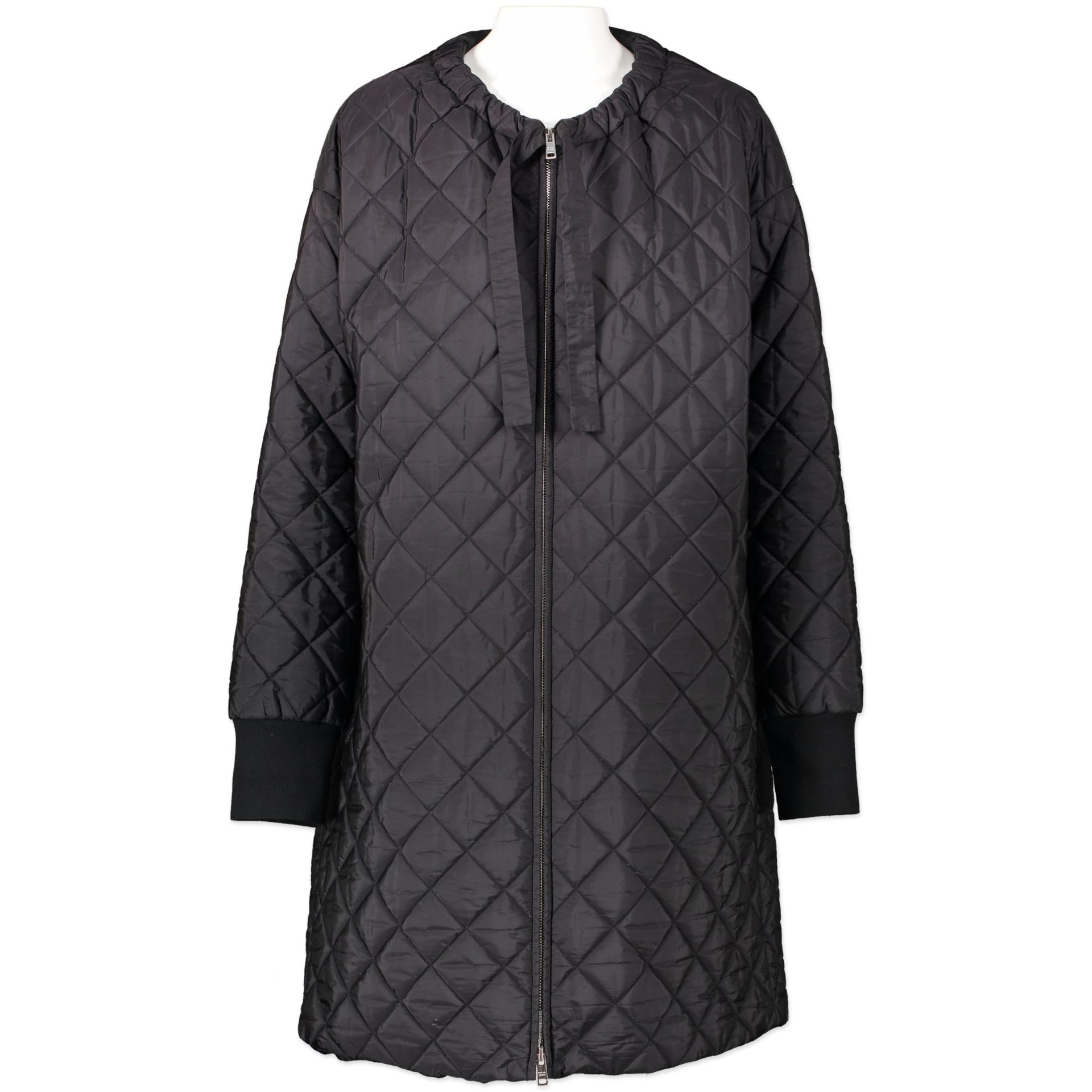 Prada Black Puffer Jacket - size IT44 for the best price at Labellov secondhand luxury