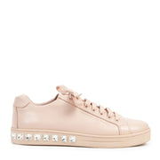 Authentic second-hand vintage Prada Pink Leather Sneaker With Diamonds - Size 38,5 buy online webshop LabelLOV