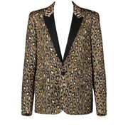 Saint Laurent Leopard Blazer - Size FR 40 pour le meilleur prix