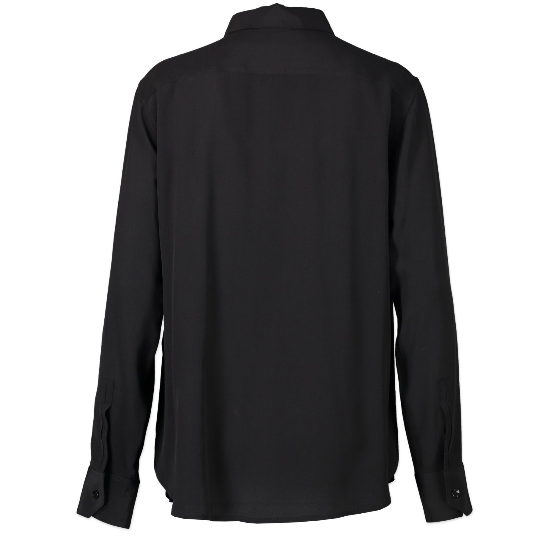 Authentic secondhand Saint Laurent Black Silk Blouse - FR42 designer clothing fashion luxury vintage webshop safe secure online shopping designer high end brands