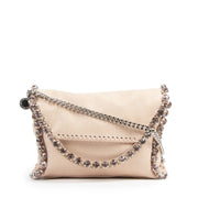 kkoop veilig onlien tegen de beste prijs Stella McCartney Pink Suede Diamond Clutch