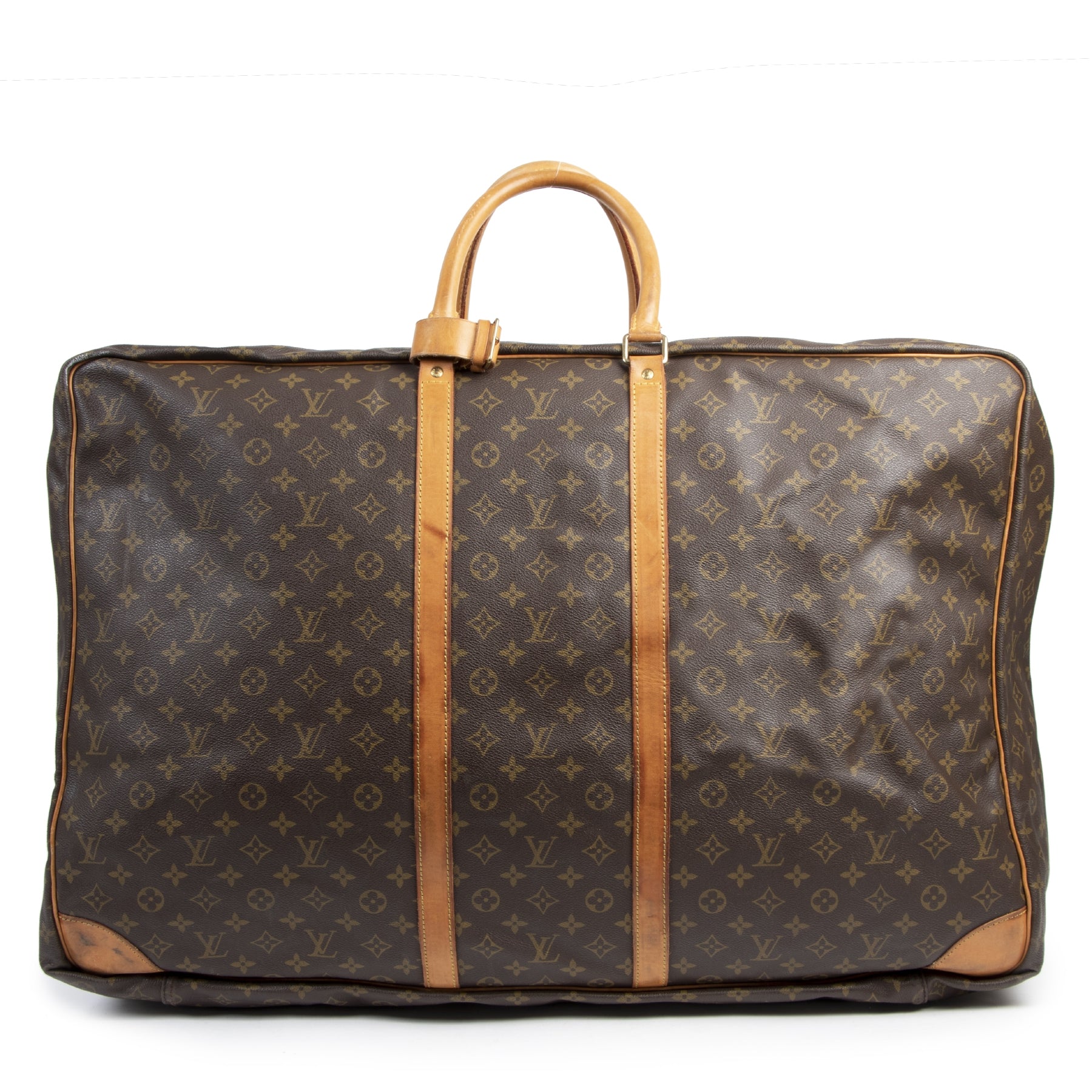 Authentique seconde-main vintage Louis Vuitton Alize LV Monogram Travel Bag achète en ligne webshop LabelLOV