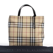 Authentieke tweedehands vintage Burberry Nova Check Print Tote koop online webshop LabelLOV