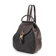 Authentique seconde-main vintage Delvaux Lucifer Toile De Cuir Backpack achète en ligne webshop LabelLOV