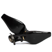 Shop safe online at Labellov in Antwerp, Brussels and Knokke these 100% authentic second hand Gucci Black GG Crystal Slingback Heels - size 37,5