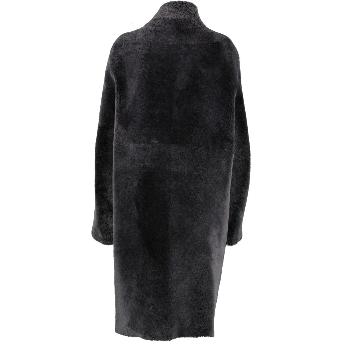 Joseph Grey Shearling Leather Reversible Coat - size 38