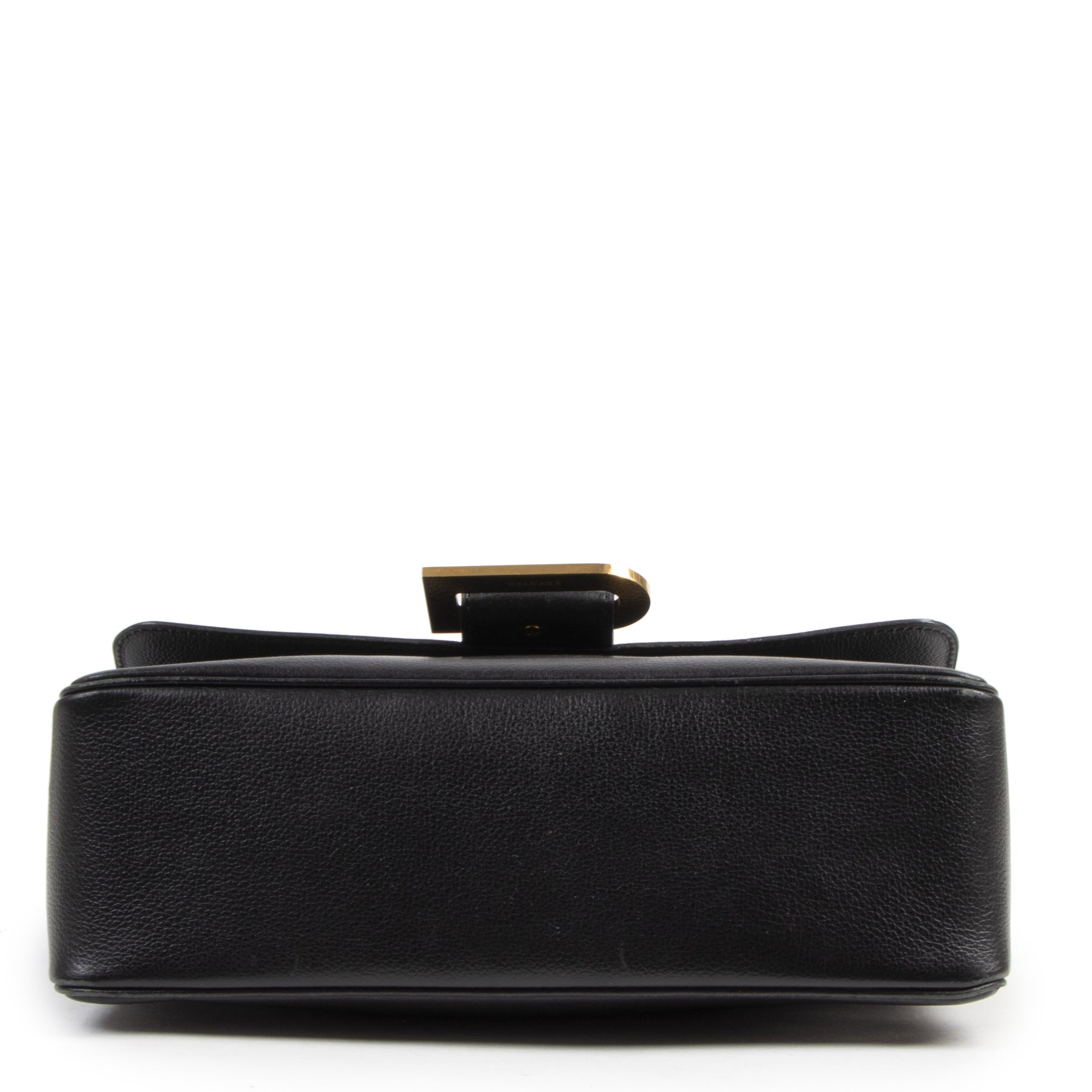 Authentique seconde-main vintage Delvaux Poirier Black Shoulder Bag achète en ligne webshop LabelLOV
