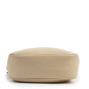 Authentic second-hand vintage Delvaux Macao Cream Leather Crossbody Bag buy online webshop LabelLOV