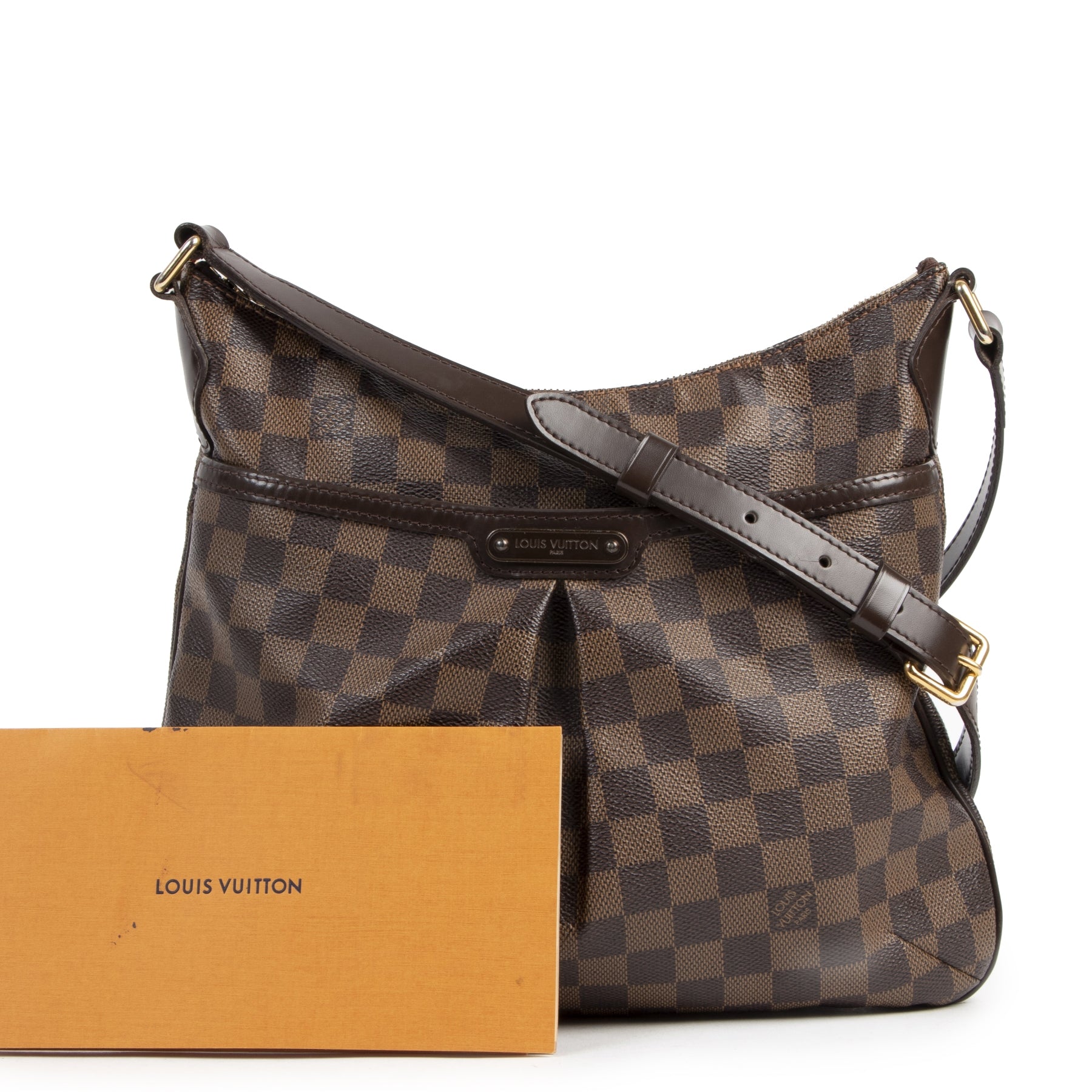Authentic second-hand vintage Louis Vuitton Bloomsbury PM Damier Ebene Crossbody Bag buy online webshop LabelLOV