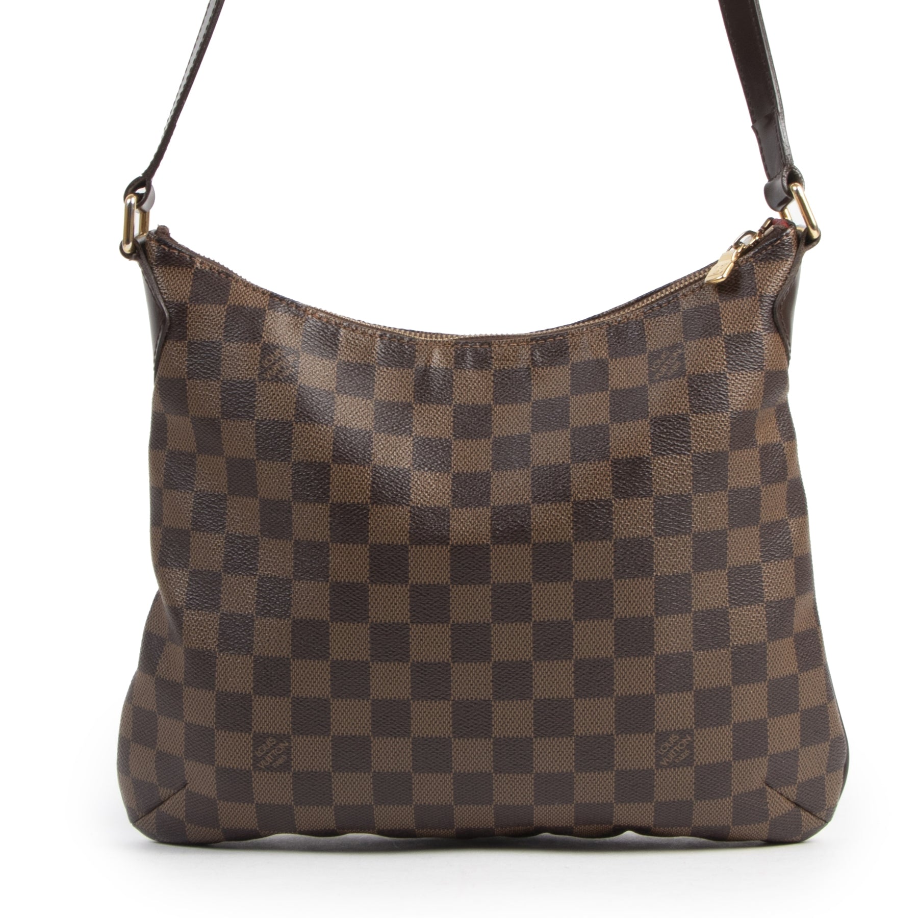 Authentieke tweedehands vintage Louis Vuitton Bloomsbury PM Damier Ebene Crossbody Bag koop online webshop LabelLOV