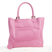 Koop en verkoop uw authentieke designer Delvaux Hot Pink Leather Top Handle Bag