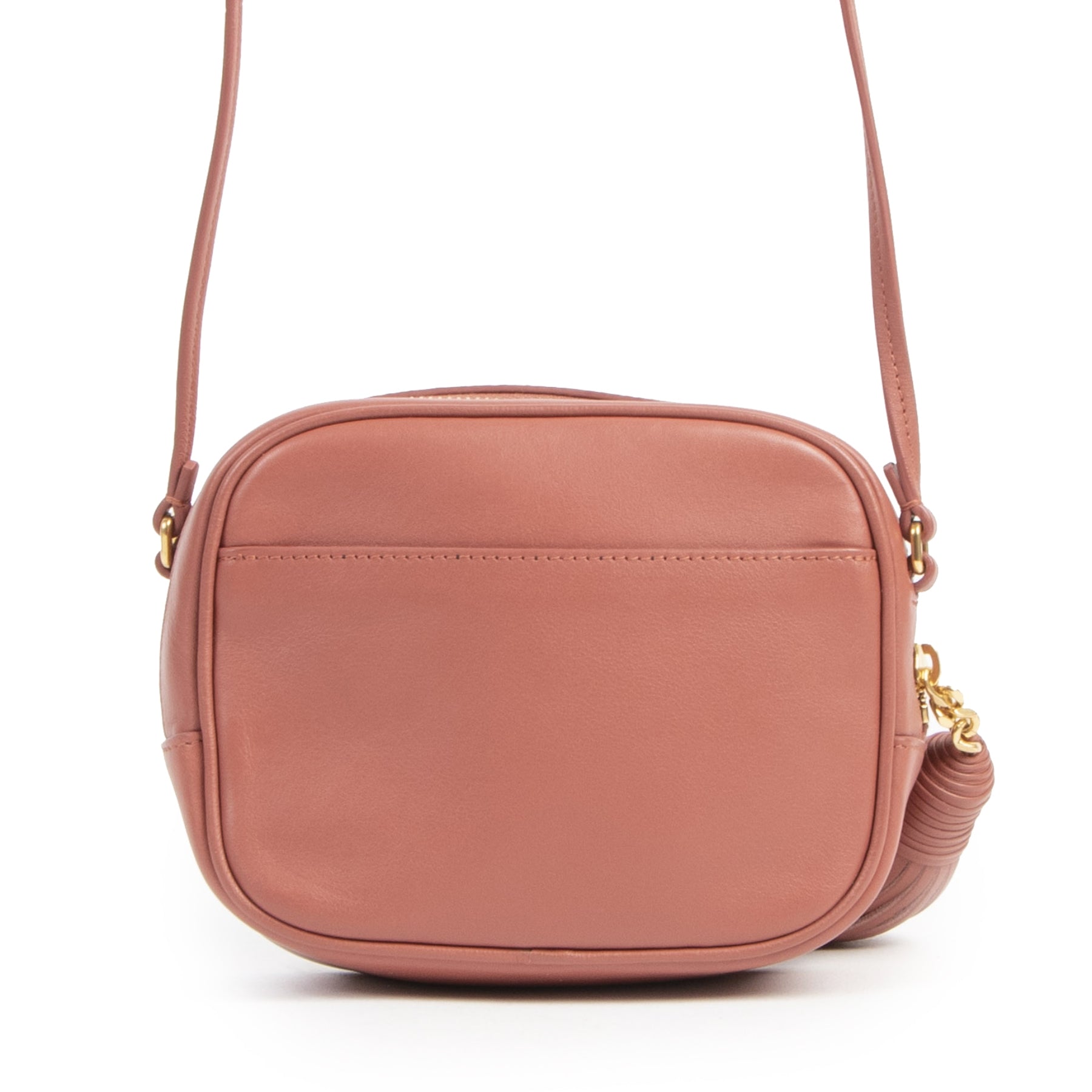 Buy and sell your authentic Saint Laurent Blush Fonce Leather Blogger Mini Bag