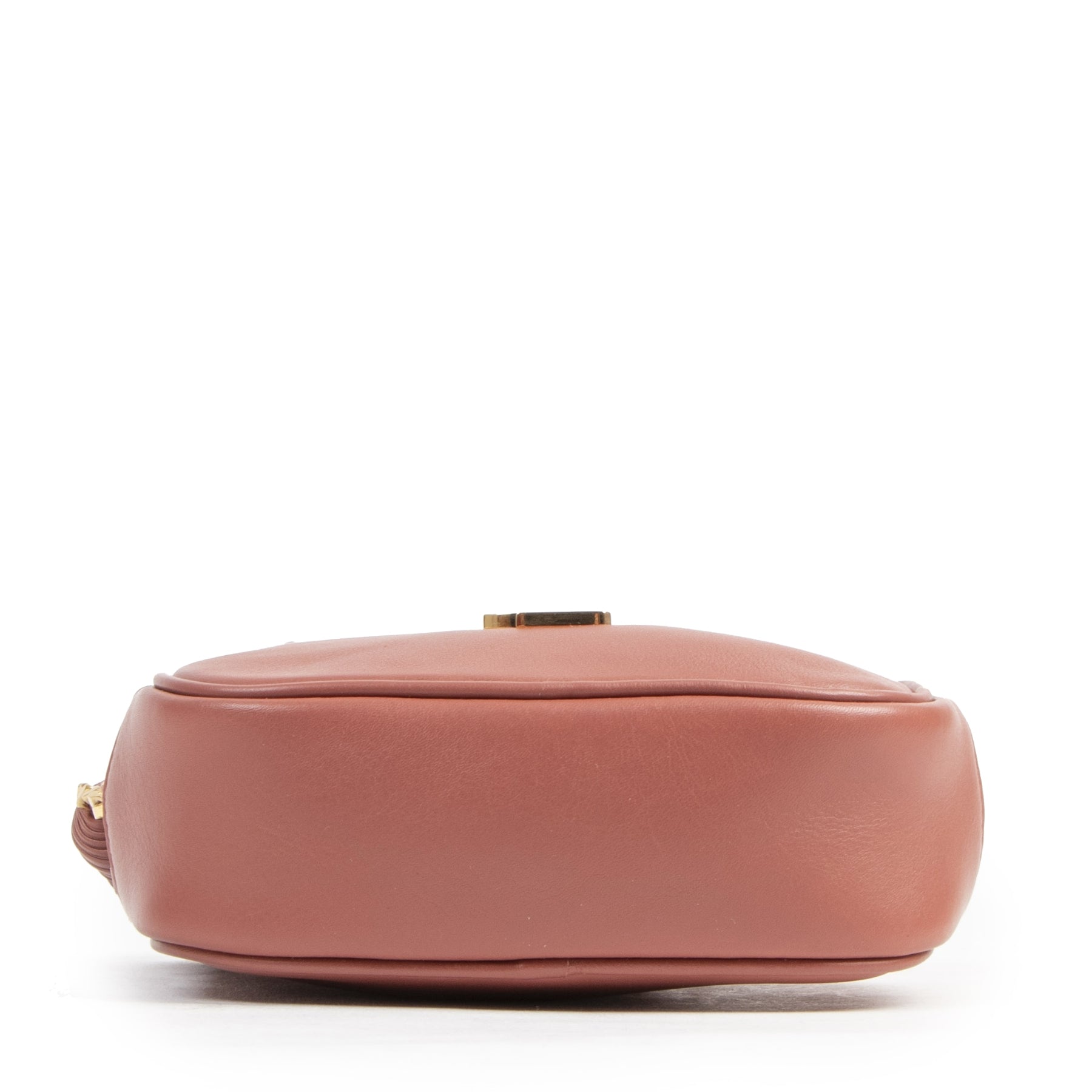 Saint Laurent Blush Fonce Leather Blogger Mini Bag