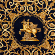 Hermes Black Yellow J. Metz Les Tuileries Carré Scarf