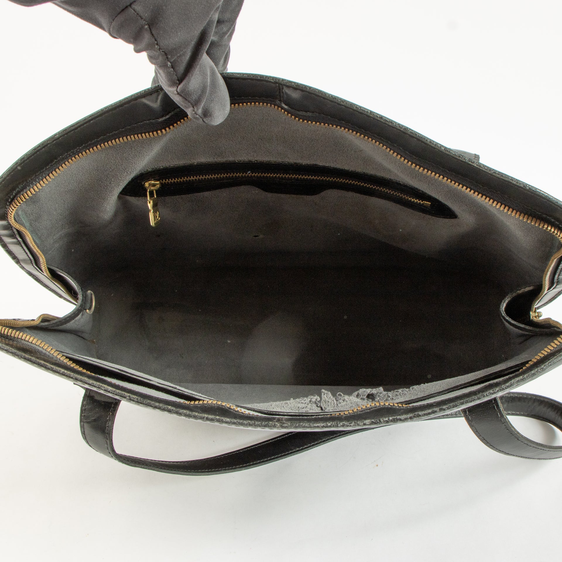 Louis Vuitton Black Epi Lussac Tote Bag
