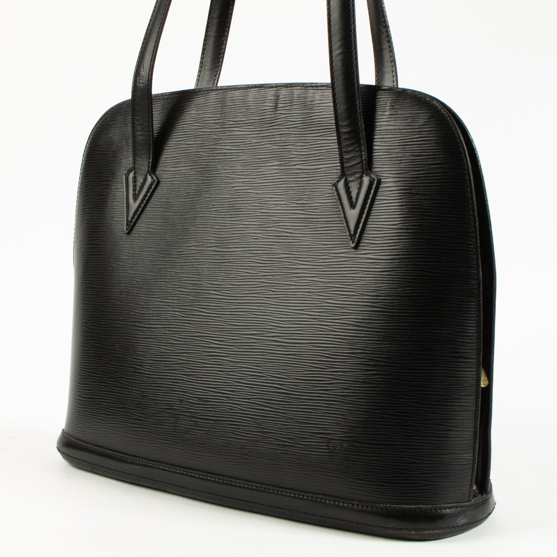 Louis Vuitton Black Epi Lussac Tote Bag