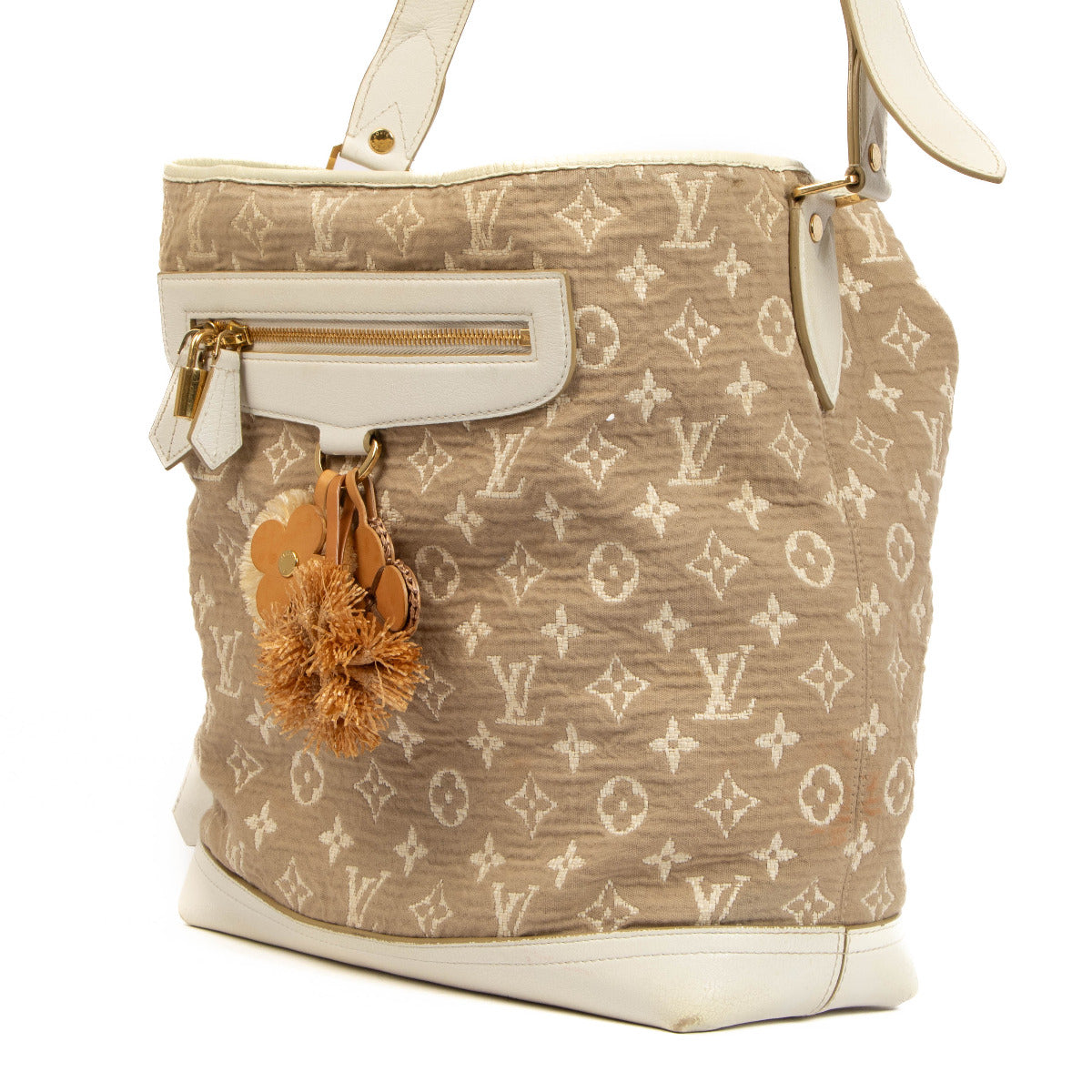 Sac Besace Louis Vuitton Monogram Sabbia Blanc