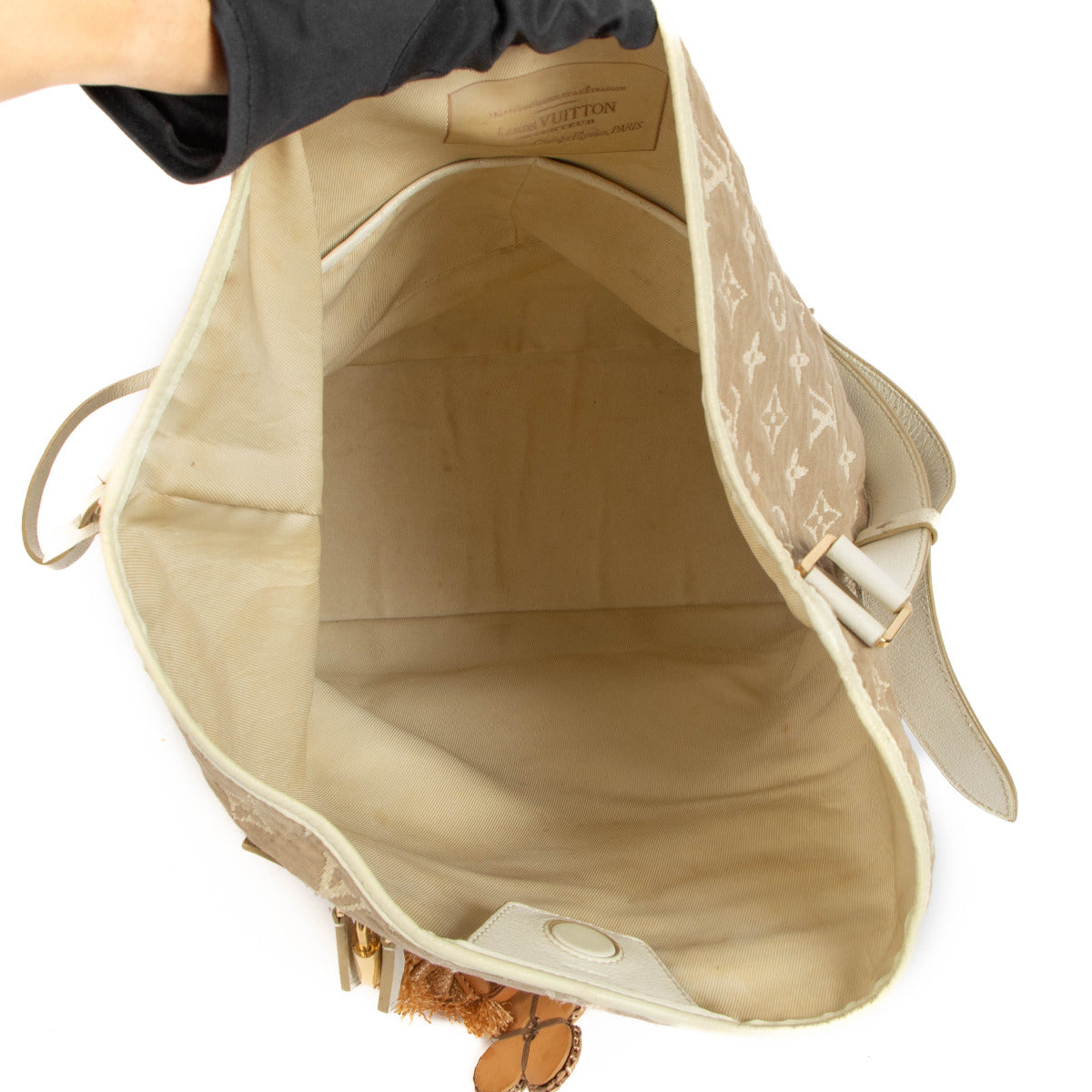 Sac Besace Louis Vuitton Monogram Sabbia Blanc