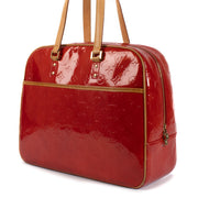 shop 100% authentic second hand Louis Vuitton Red Monogram Vernis Sutton Bag on Labellov.com