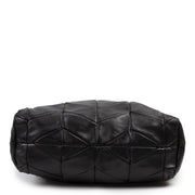 Authentic second-hand vintage Miu Miu Black Leather Top Handle Bag buy online webshop LabelLOV