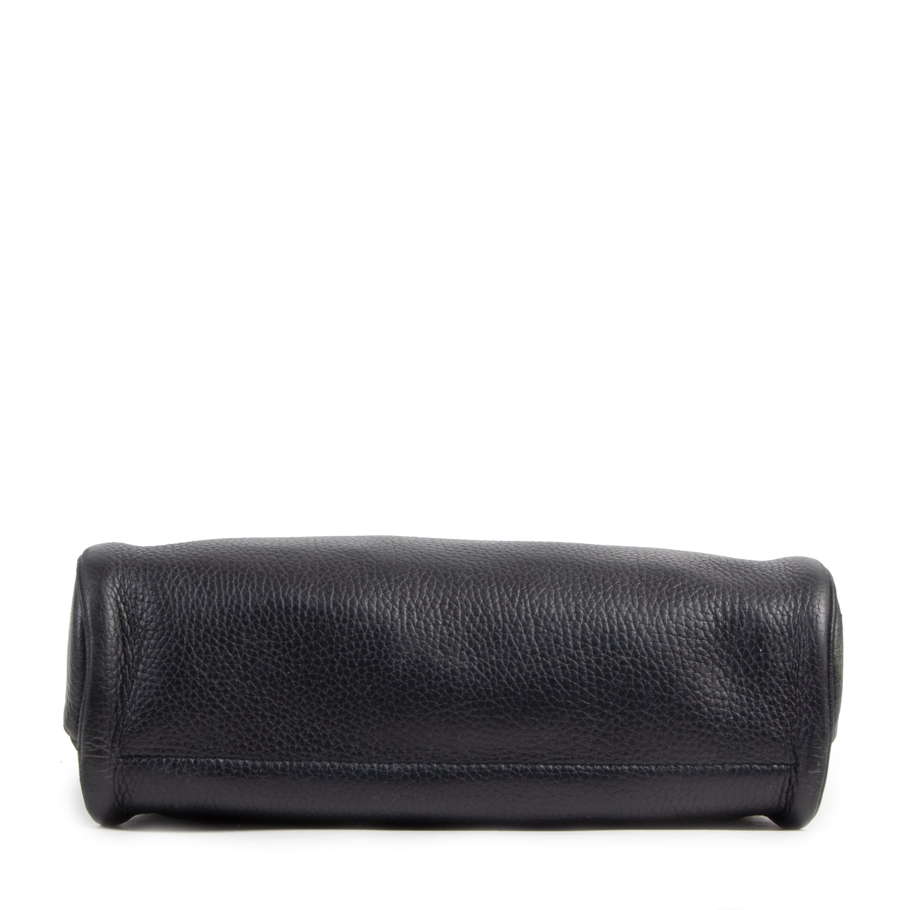 Authentique seconde-main vintage Delvaux Blue Leather Shoulder Bag achète en ligne webshop LabelLOV