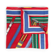 Shop online second hand Hermès Red Duo D'Etriers Scarf at the right price.