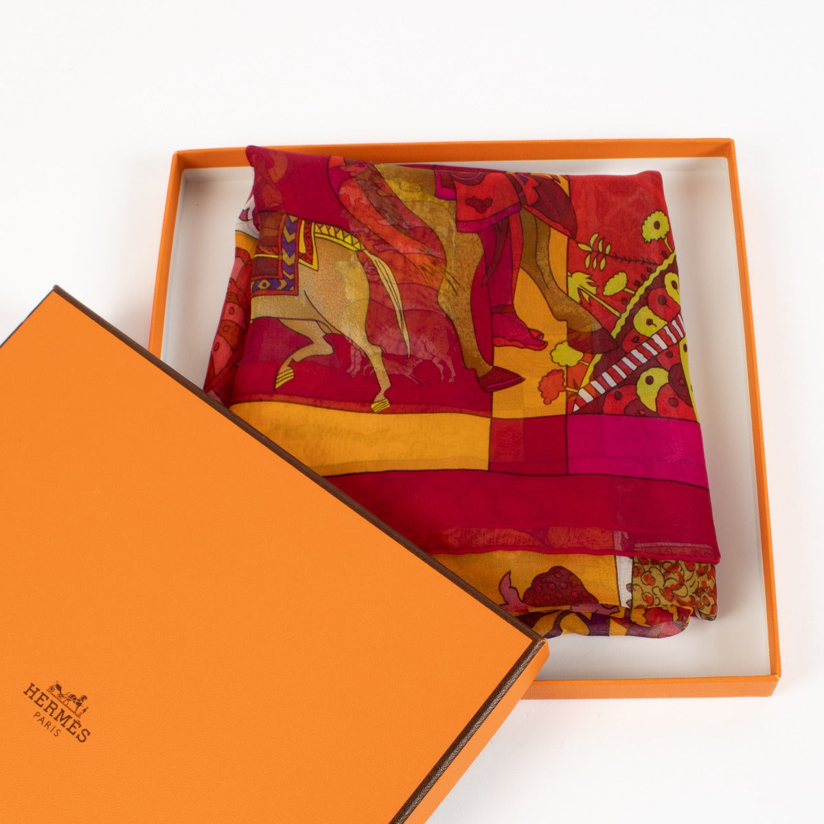 Carré Mousseline 140 Hermès Fantaisies Indiennes