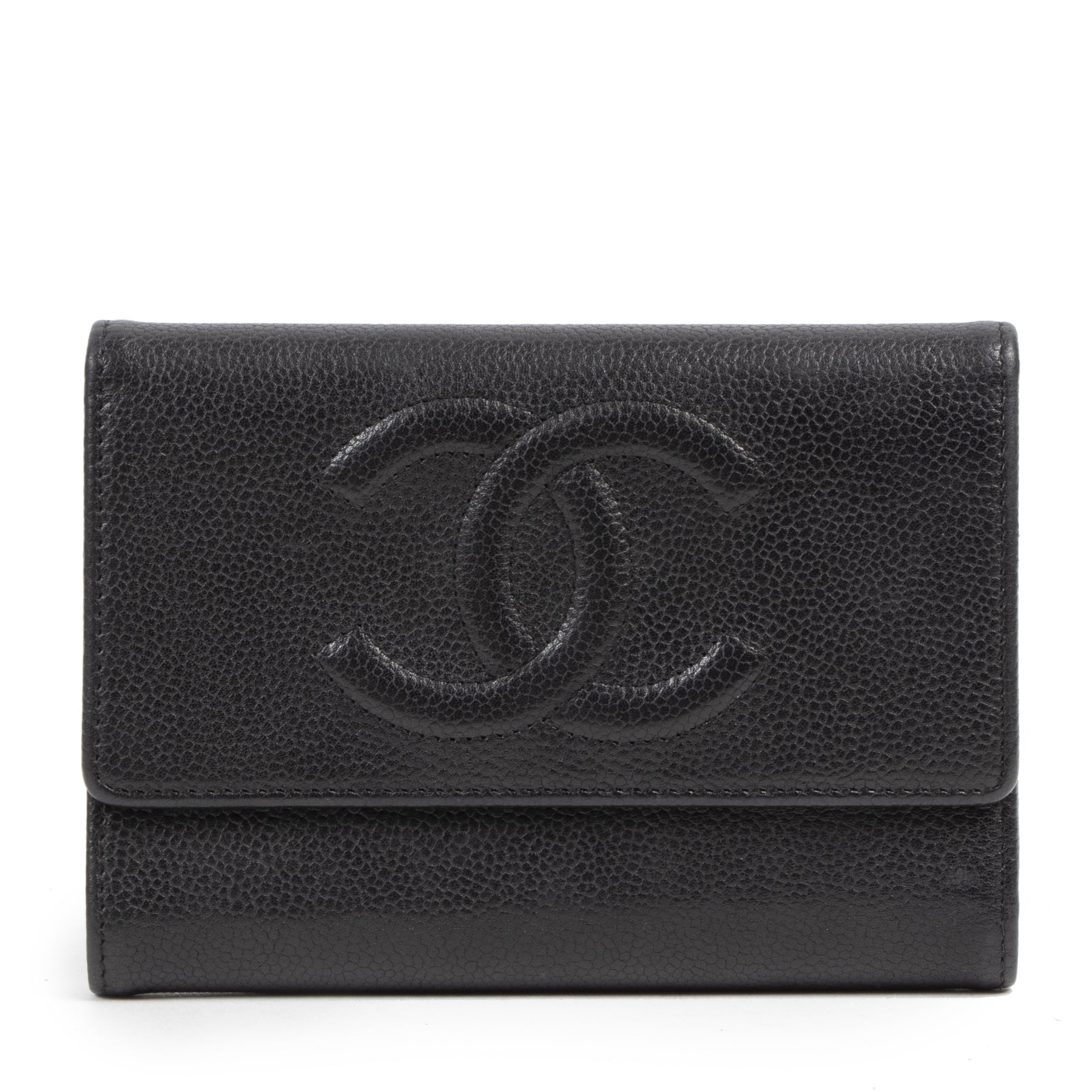 Chanel CC Black Caviar Wallet