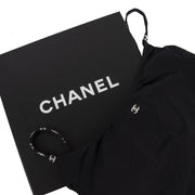 Authentic secondhand Chanel Black Logo Swimsuit - Size FR 40 designer clothing clothes luxury vintage webshop fashion safe secure online shopping