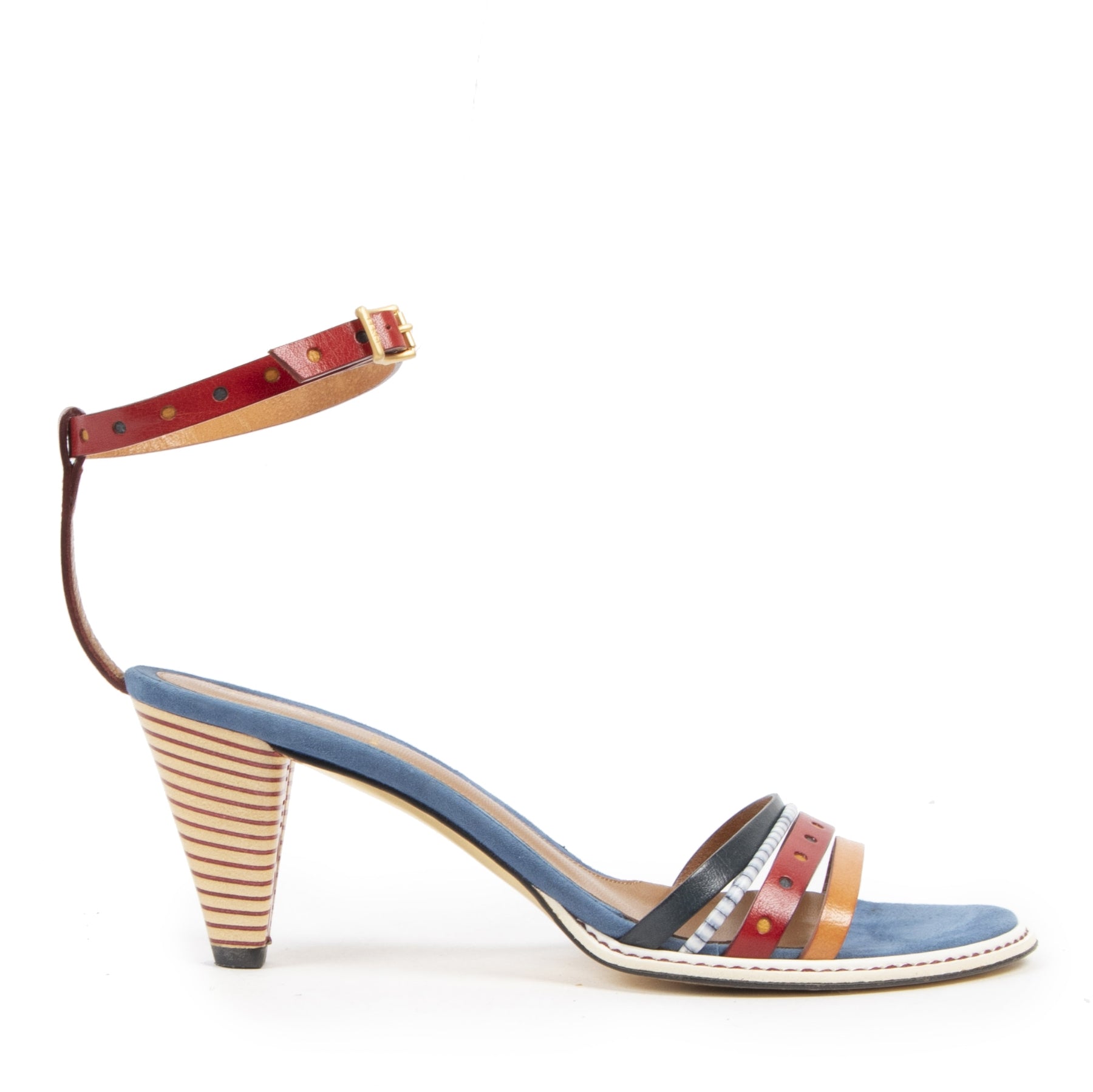 Authentic second-hand vintage Fendi Strappy Heeled Sandals - Size 37 buy online webshop LabelLOV