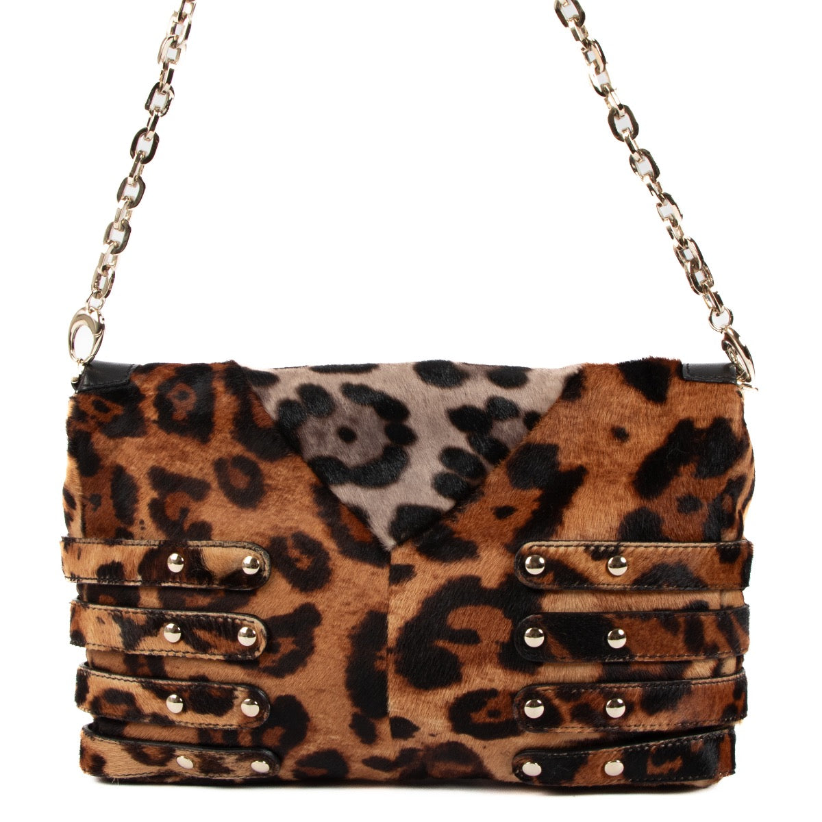 Shop safe online at Labellov in Antwerp, Brussels and Knokke this 100% authentic second hand Jimmy Choo Leopard Pony Hair Shoulder Bag. Veilig online tweedehands authentieke Jimmy Choo Leopard Pony Hair Shoulder handtas kopen bij Labellov.