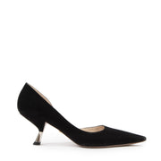 Authentic second-hand vintage Prada Black Suede Heels - Size 37,5 buy online webshop LabelLOV