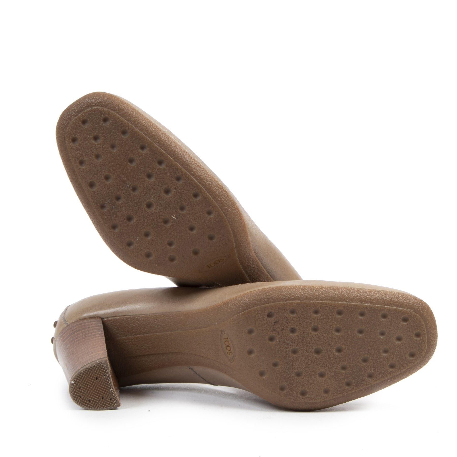 Authentique seconde-main vintage Tod's Beige Loafer Pumps - Size 37 achète en ligne webshop LabelLOV
