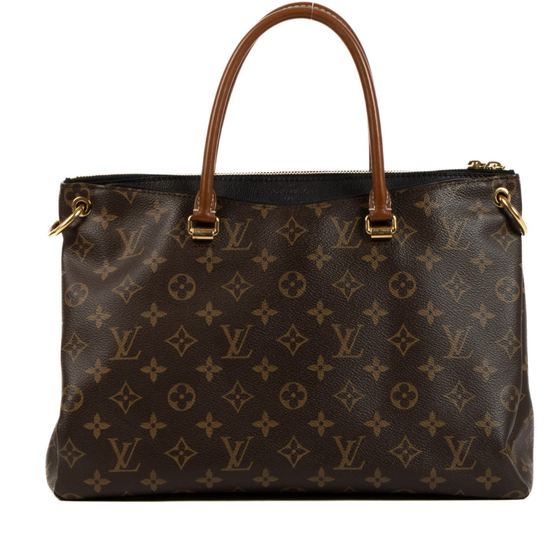 Louis Vuitton Black Monogram Canvas Pallas Bag