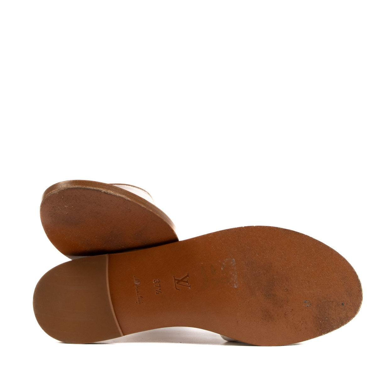 Louis Vuitton Lock It Flat Mule Sandals - size 37,5