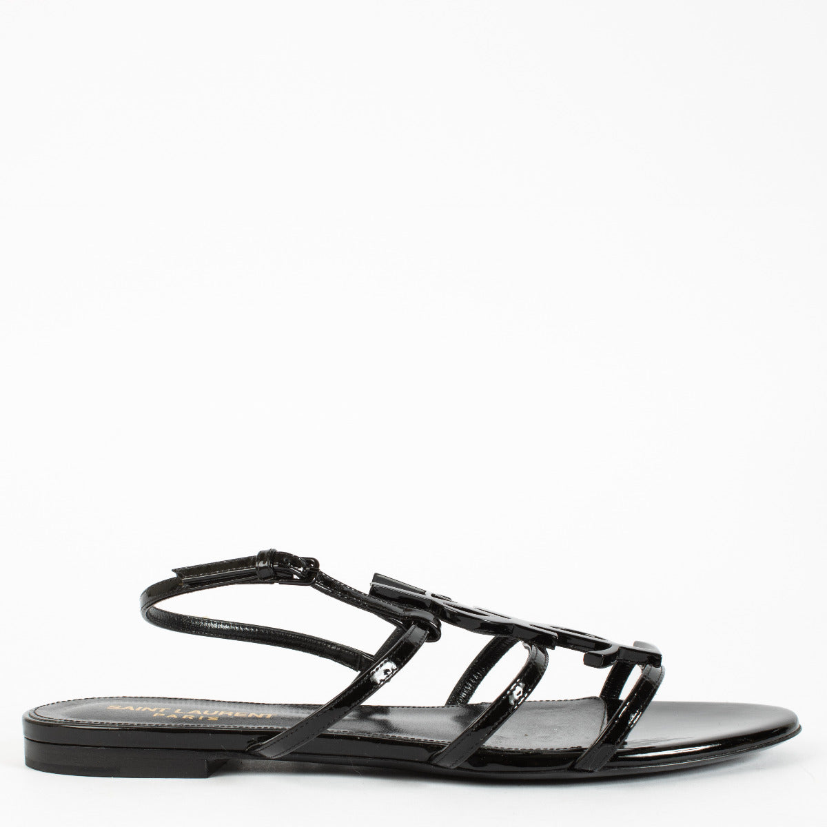 Saint Laurent Zwarte Cassandre Sandalen