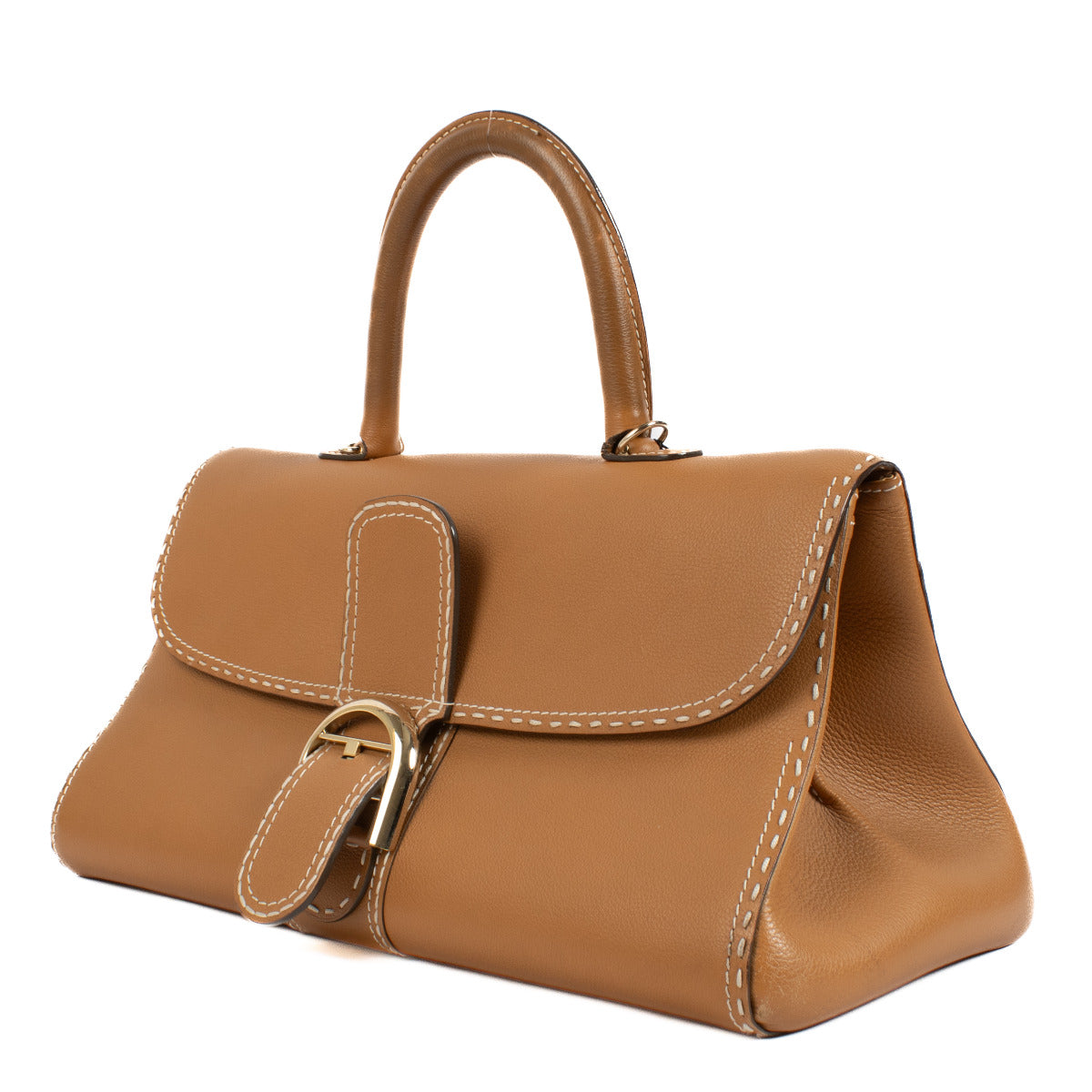 Delvaux Vegetal Sellier Brillant East/West Surpiqué Bag pour le meilleur prix chez Labellov à Anvers et Knokke