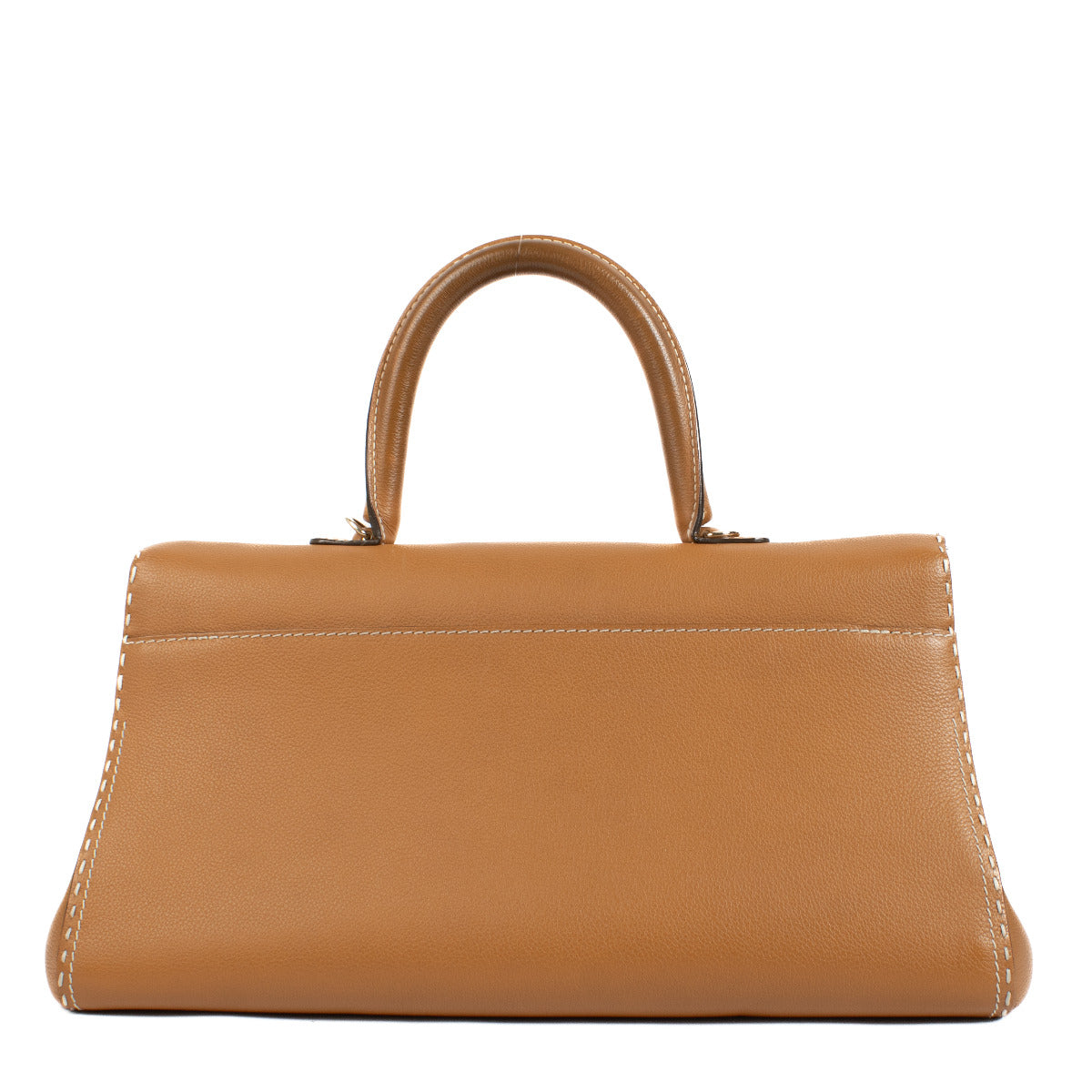 Delvaux Vegetal Sellier Brillant East/West Surpiqué Tas