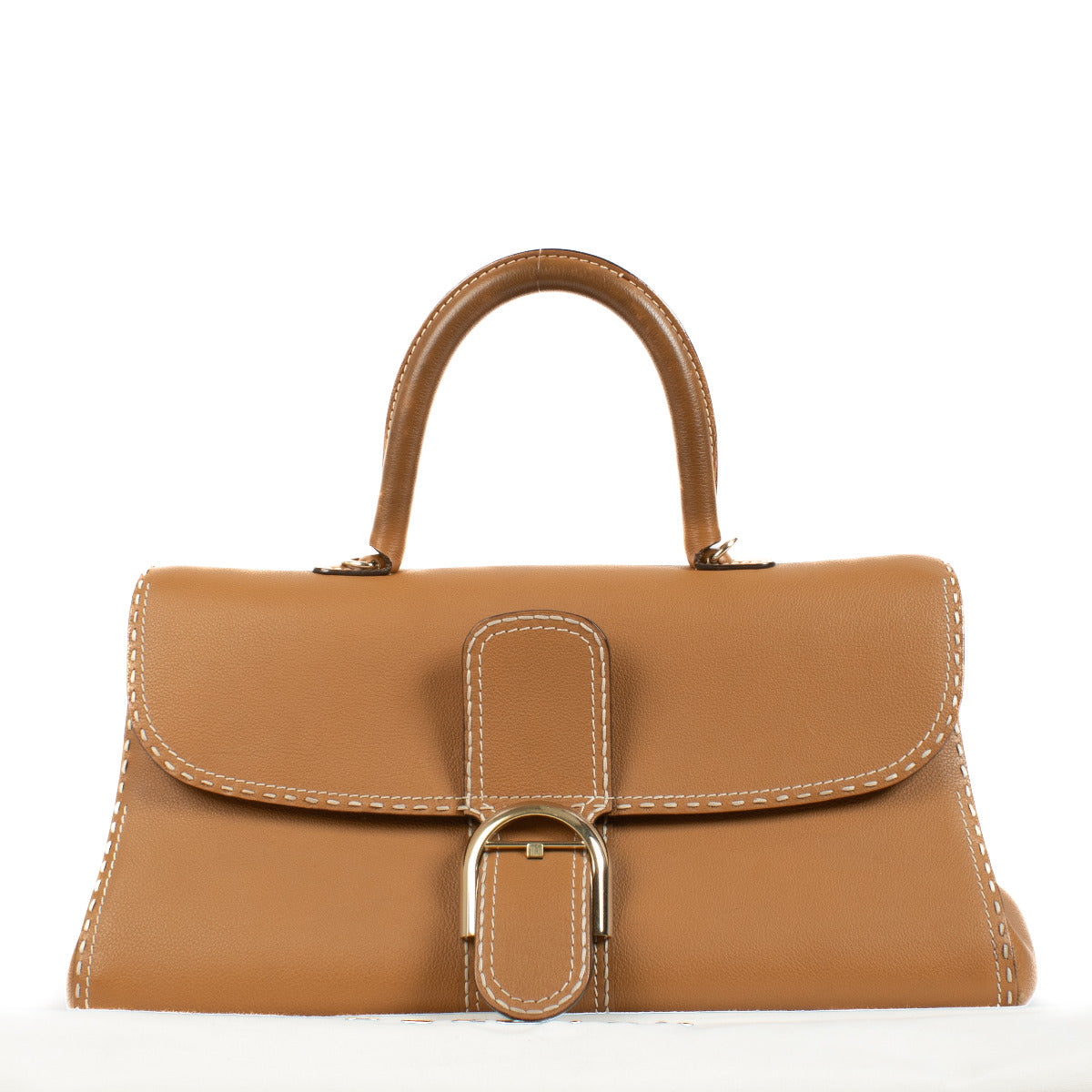 Delvaux Vegetal Sellier Brillant East/West Surpiqué Bag aan de beste prijs bij Labellov tweedehands