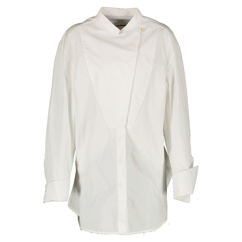 Jil Sander White Cotton Blouse - FR36