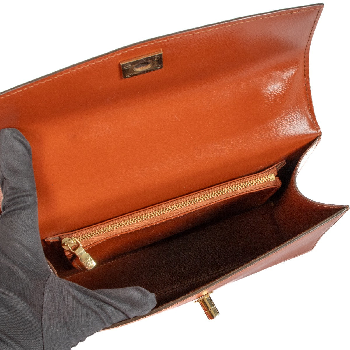 Shop 100% authentic second-hand Louis Vuitton Kenyan Fawn Epi Leather Malesherbes Bag on Labellov.com
