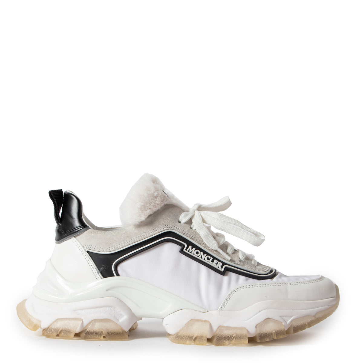 Moncler White Sneakers - size 38