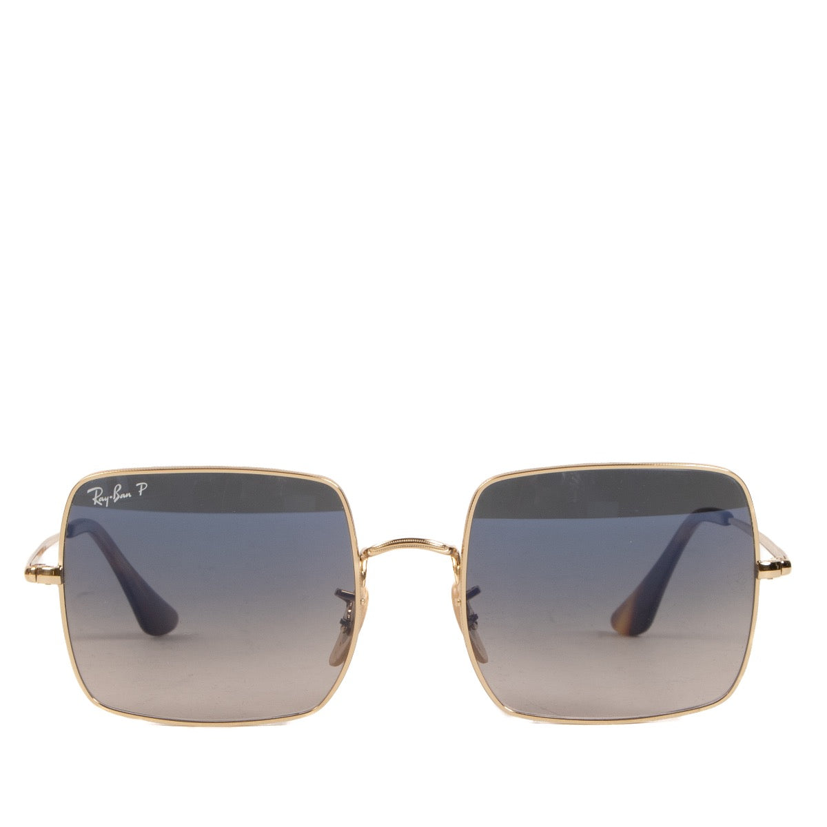 Shop 100% authentic second-hand Ray-Ban Square Gold Blue Gradient Glasses on Labellov.com