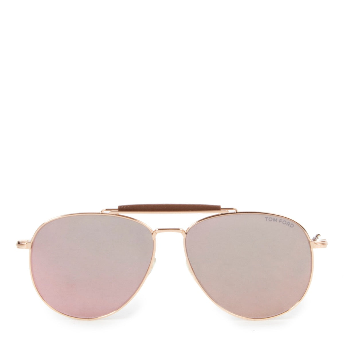 Shop safe online at Labellov in Antwerp these 100% authentic second hand Tom Ford Rose Gold Sunglasses