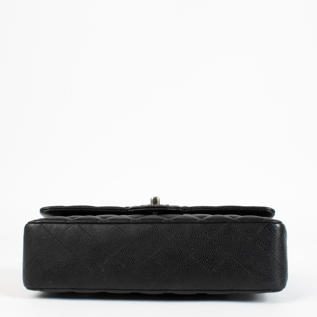 Authentic pre-loved Chanel Black Caviar Medium Classic 11.12 Handbag on Labellov.com