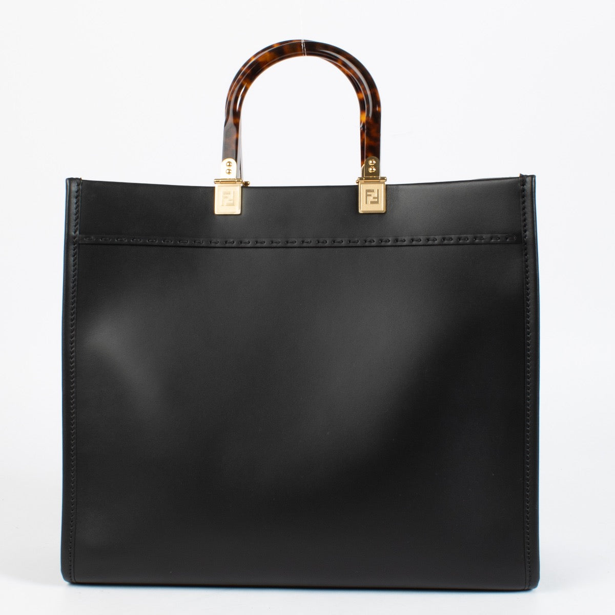 Authentic pre-loved Fendi Black Sunshine Medium Bag on Labellov.com