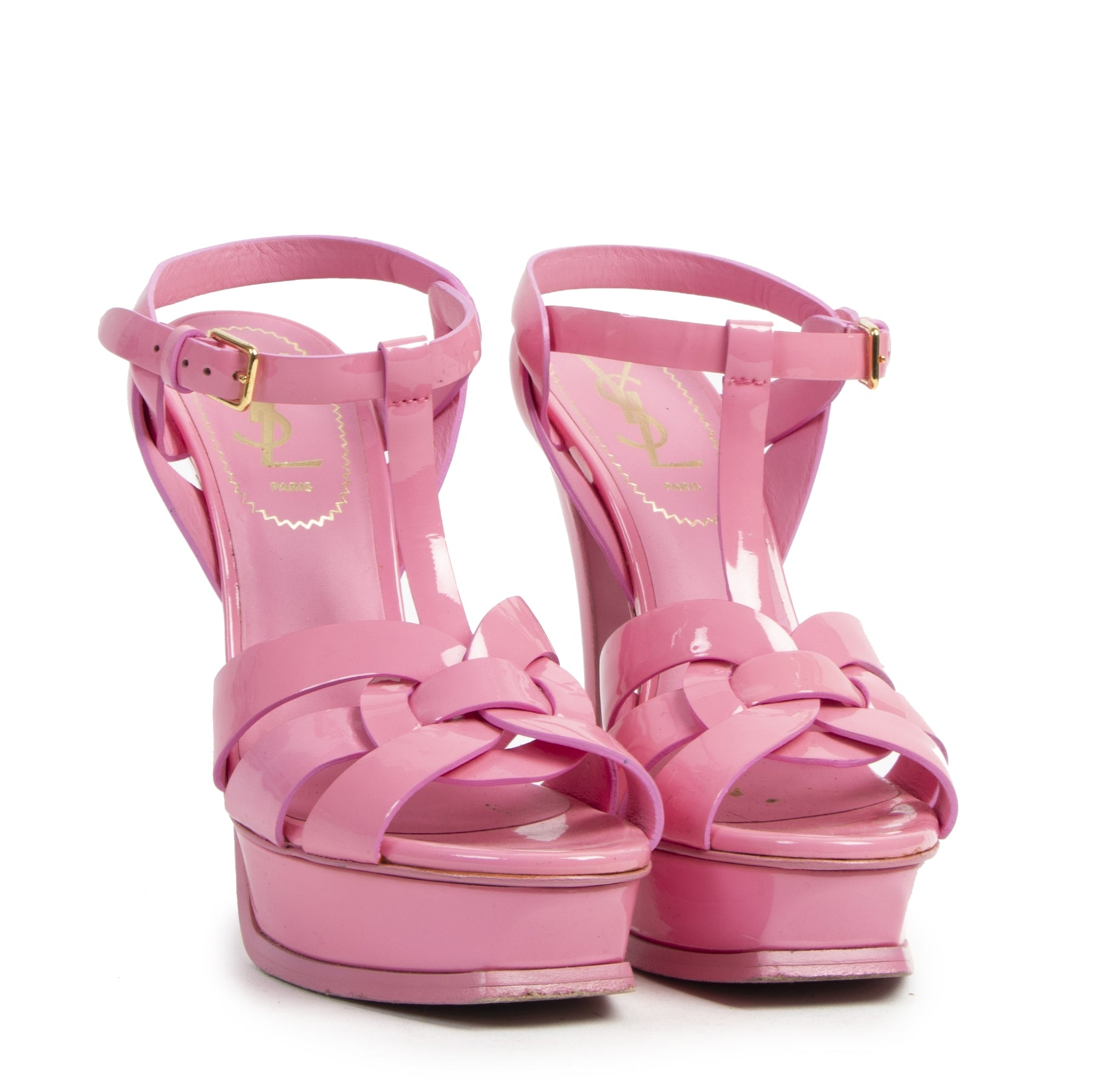 Saint Laurent Pink Tribute Pumps - size 36