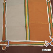 Authentic secondhand Céline Multicolor Printed Scarf designer accessories fashion luxury vintage webshop safe secure online shopping