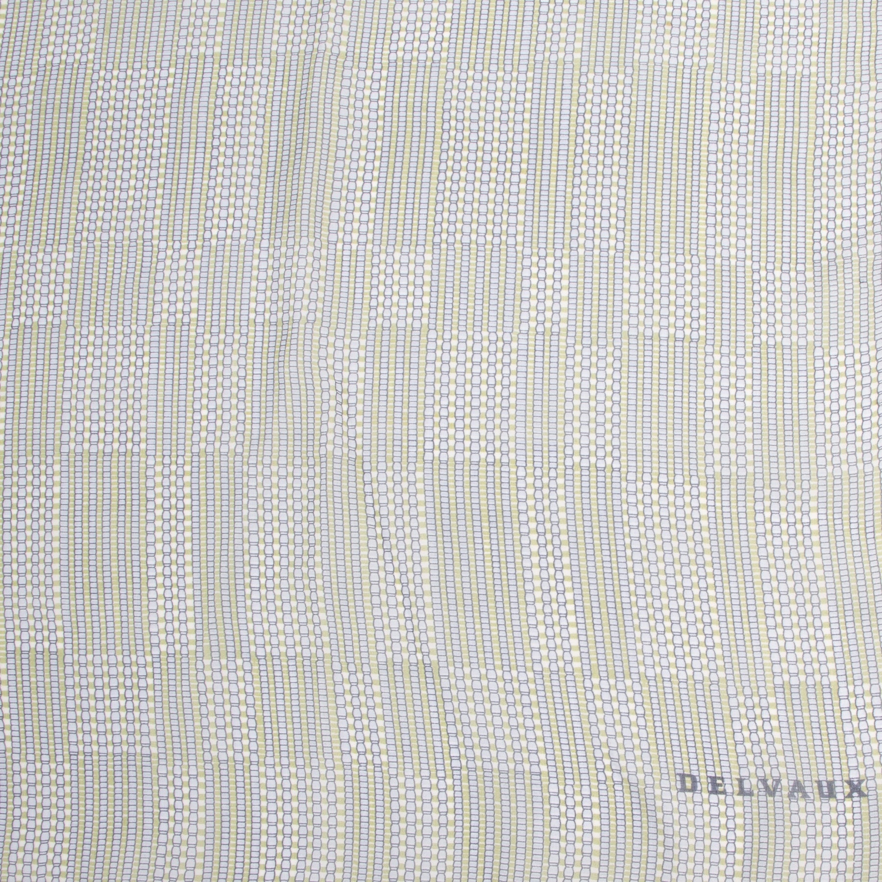 Authentic secondhand Delvaux Green Silk Scarf designer scarves fashion luxury vintage webshop safe secure online shopping